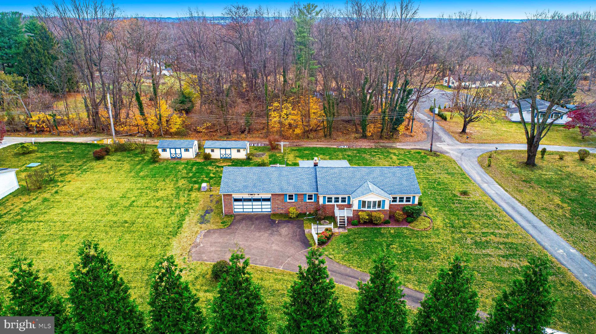 1710 Granite Road Darlington, MD 21034 - Photo 46 of 56 an aerial view of a house with garden space and sitting area