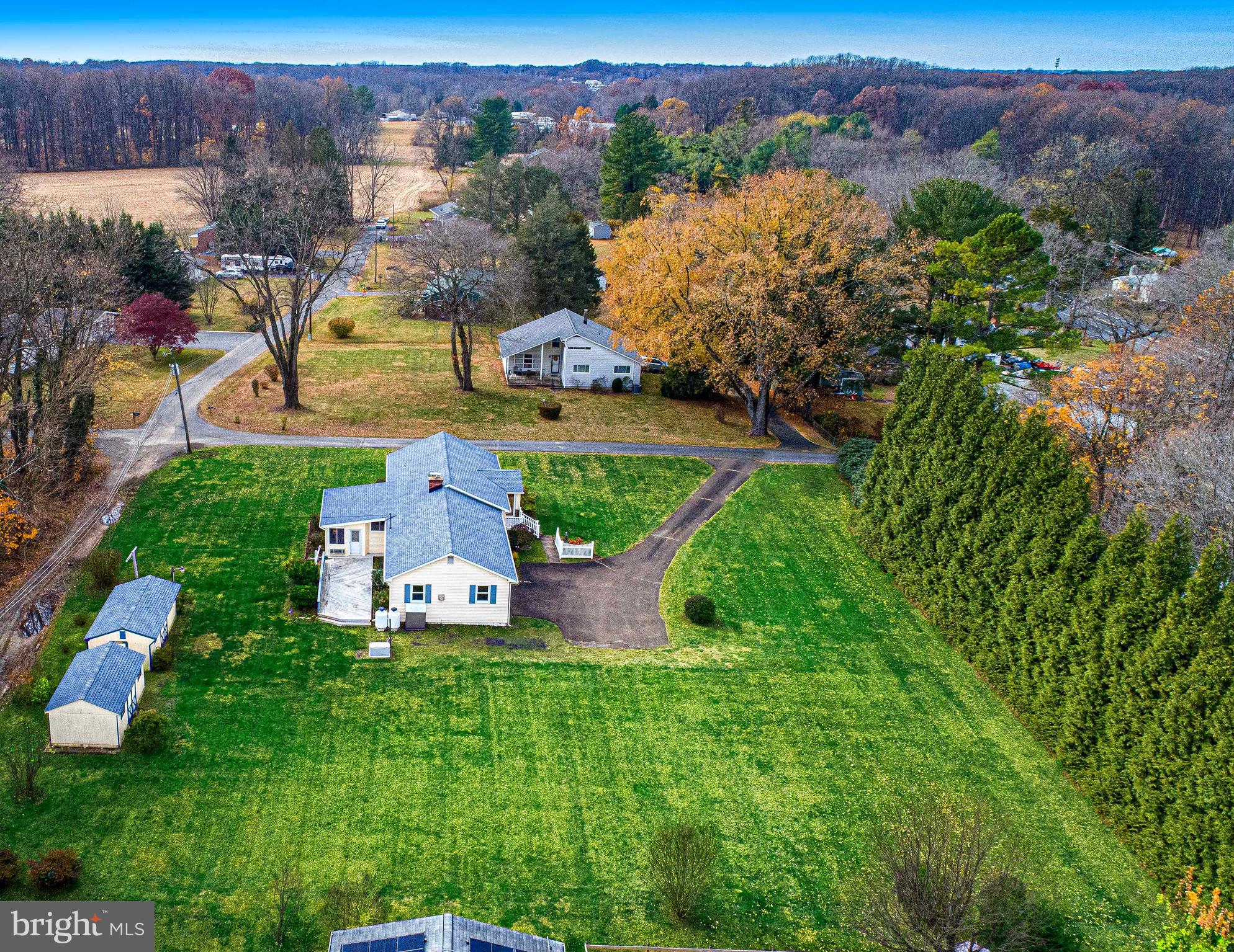 1710 Granite Road Darlington, MD 21034 - Photo 54 of 56 an aerial view of multiple house with a yard