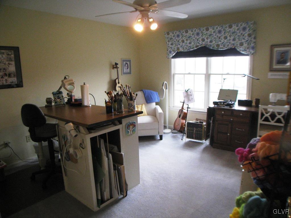 5912 Ricky Ridge Trail Orefield, PA 18069 - Photo 27 of 42 Bedroom 2 with ceiling fan/light combo