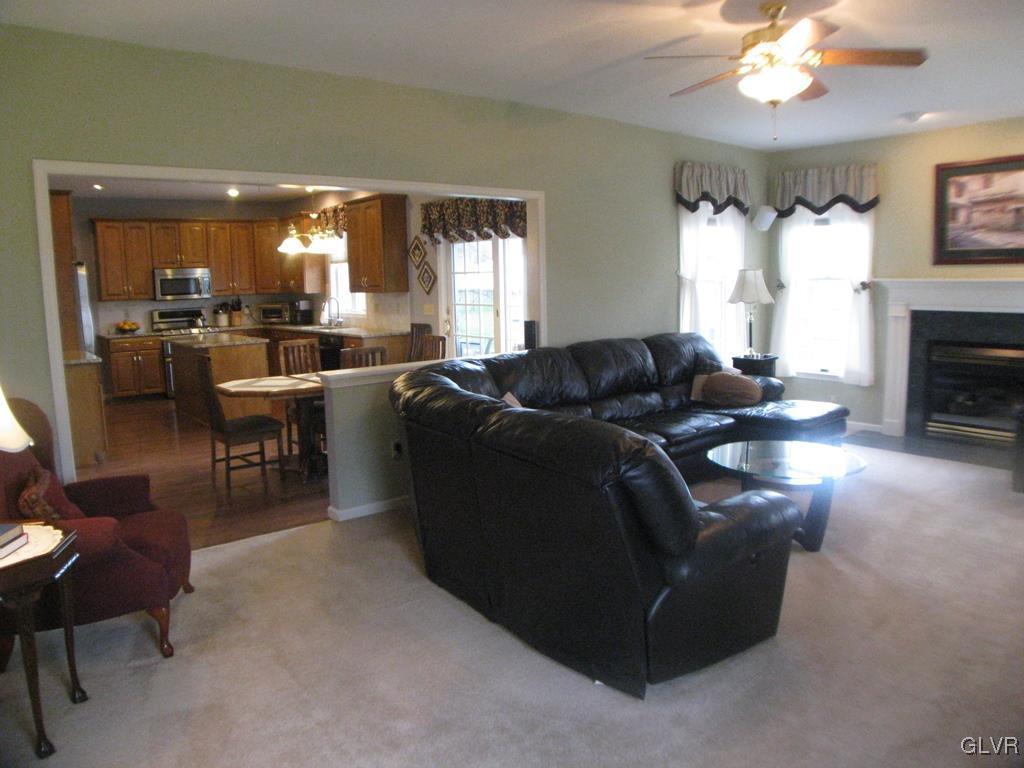 5912 Ricky Ridge Trail Orefield, PA 18069 - Photo 10 of 42 Family room is open to the kitchen and breakfast a