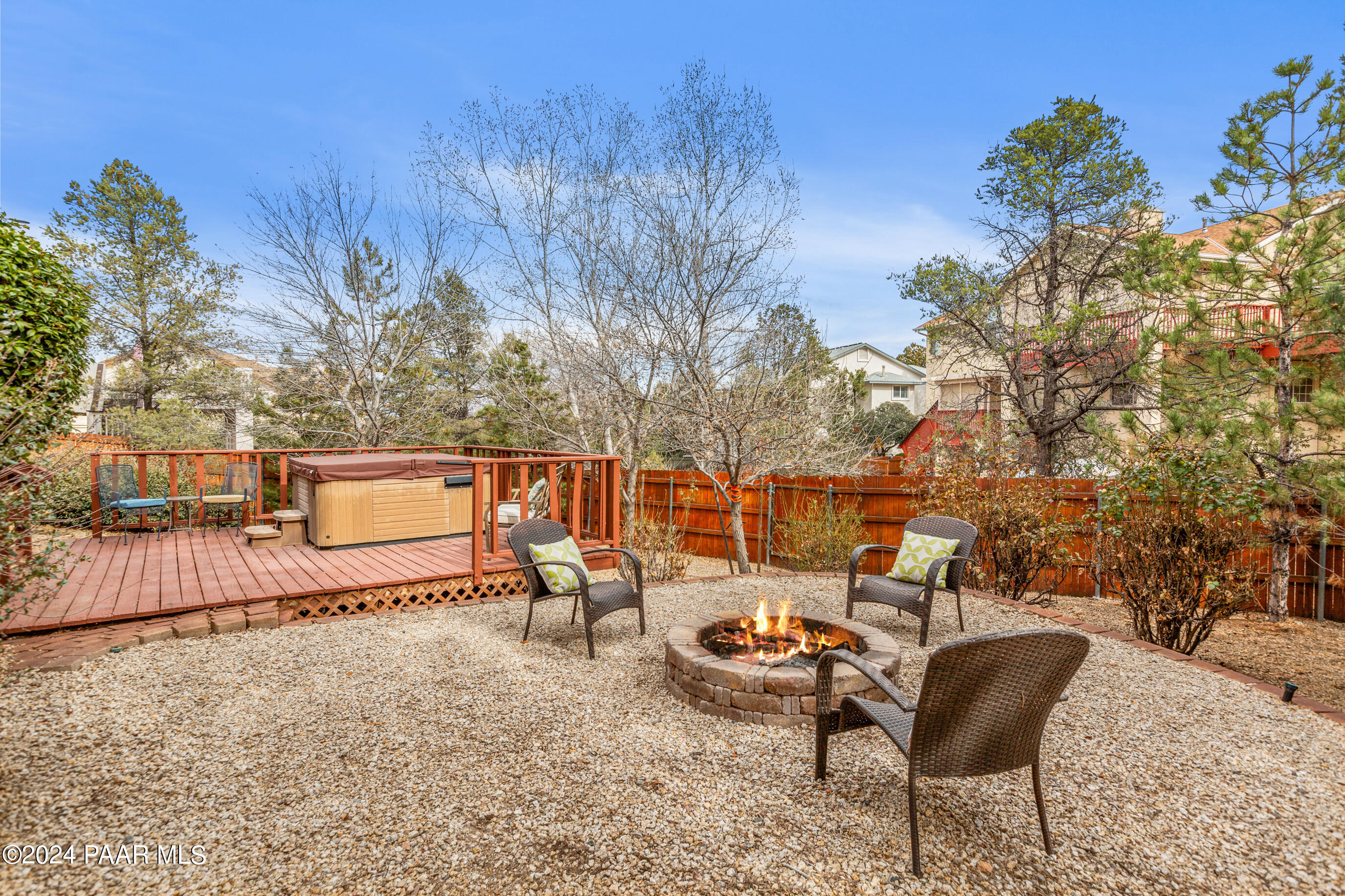 1561 Eagle Ridge Road Prescott, AZ 86301 - Photo 38 of 46 backyard deck