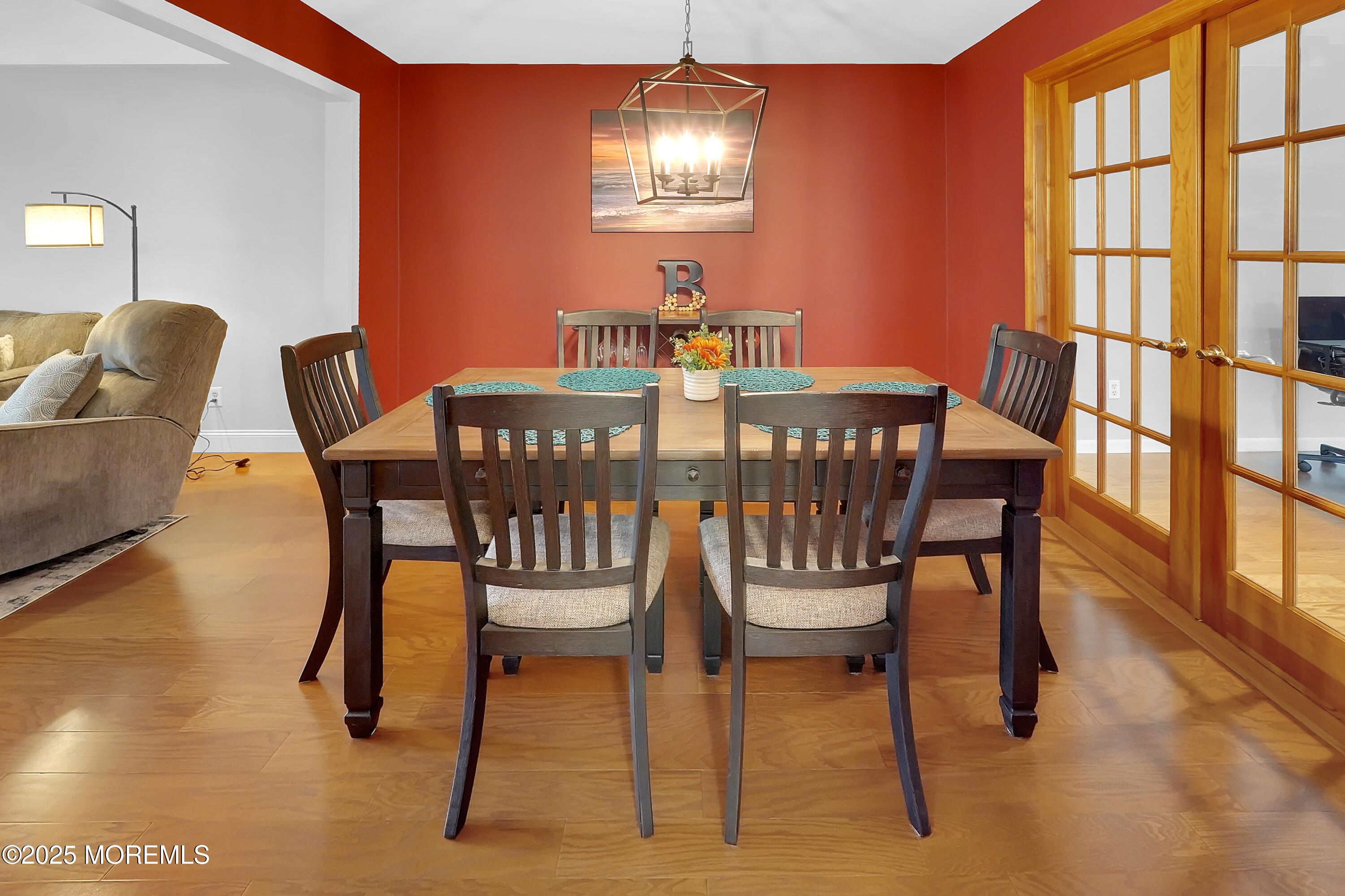 12 Quailtree Lane Howell, NJ 07731 - Photo 14 of 51 a view of a dining room with furniture and chandelier