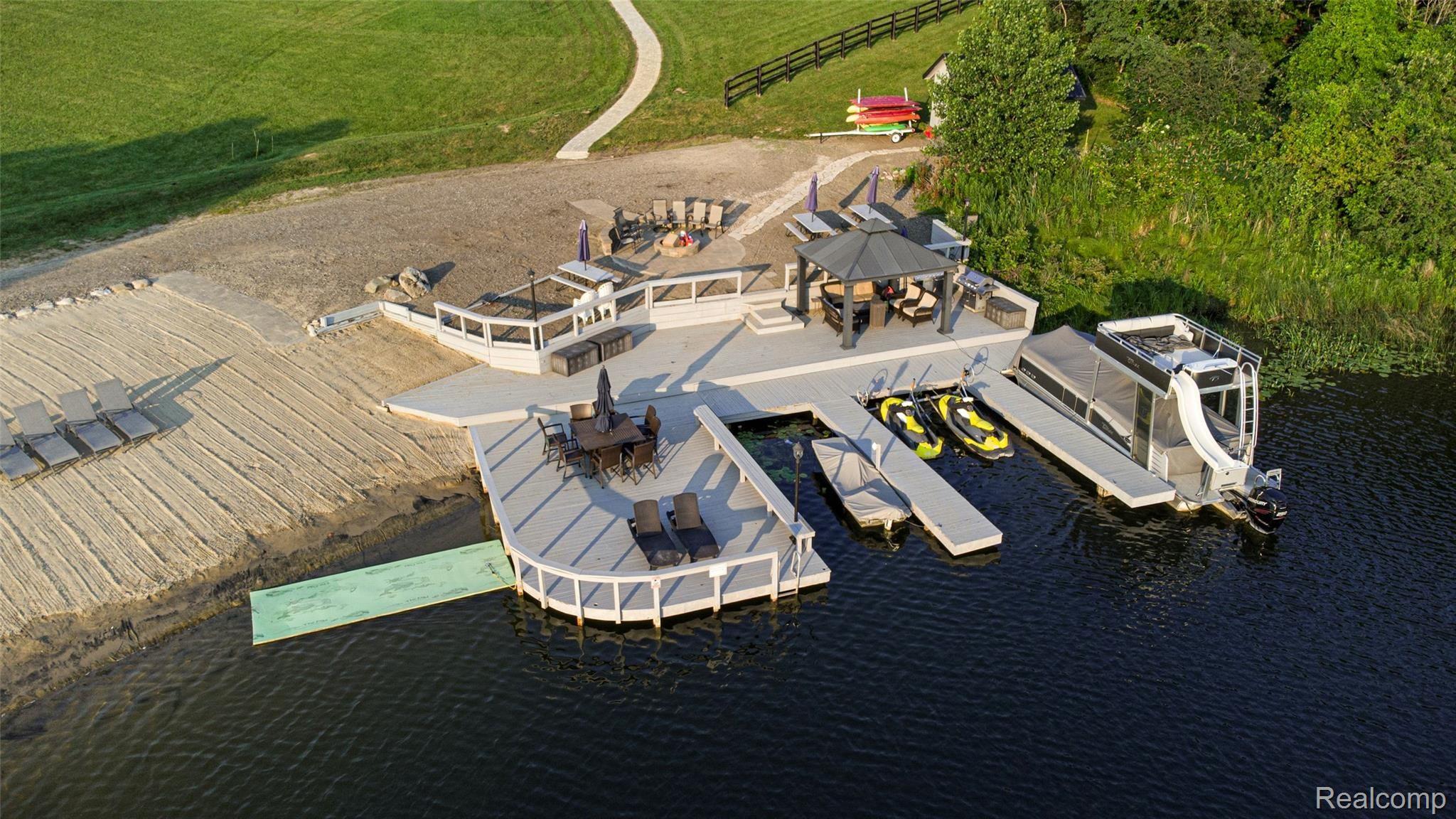 5284 Shields Road Holly, MI 48442 - Photo 93 of 97 Aerial Custom Docks & Boat Slips