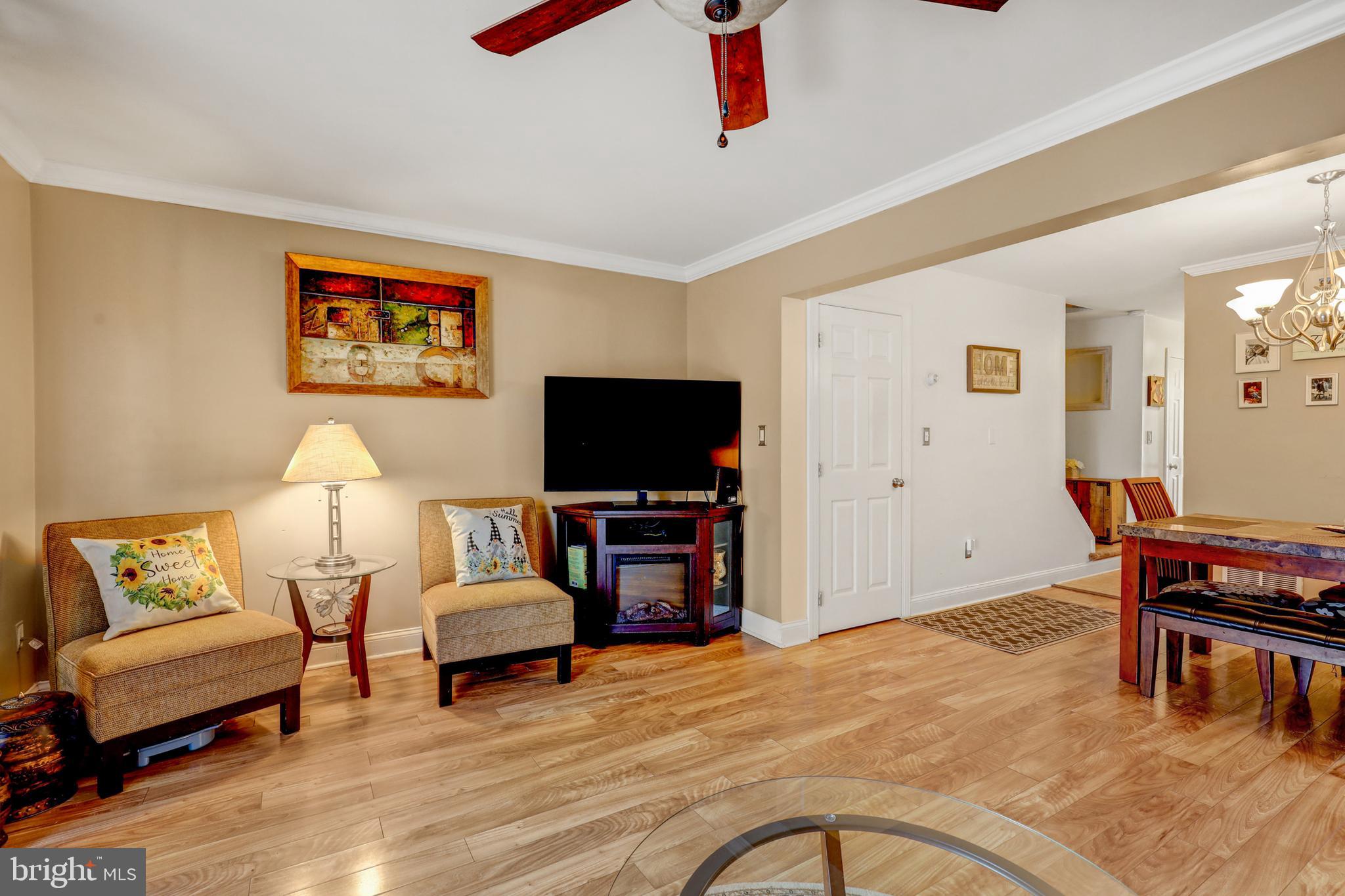 369 Bolton Road Hightstown, NJ 08520 - Photo 10 of 23 Living room with ceiling fan...