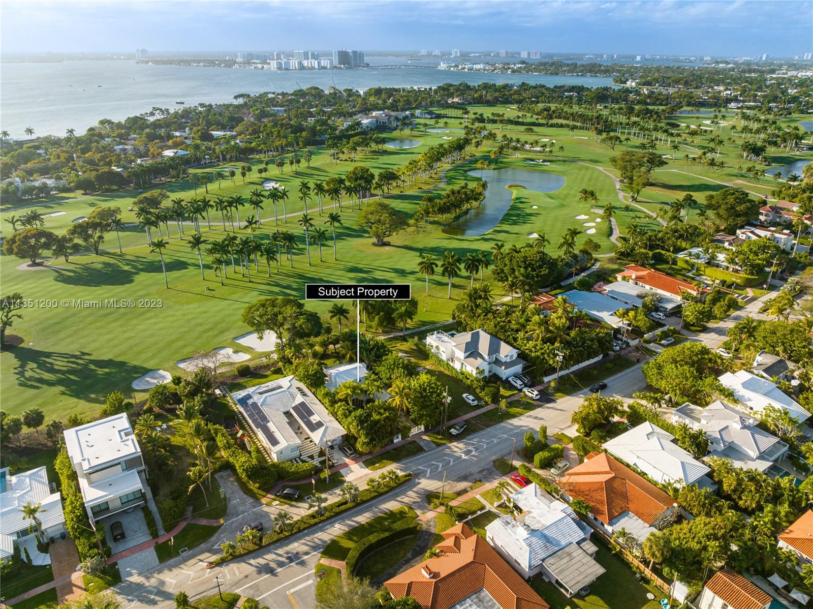 5512 La Gorce Drive Miami Beach, FL 33140 - Photo 35 of 35 an aerial view of residential houses with outdoor space