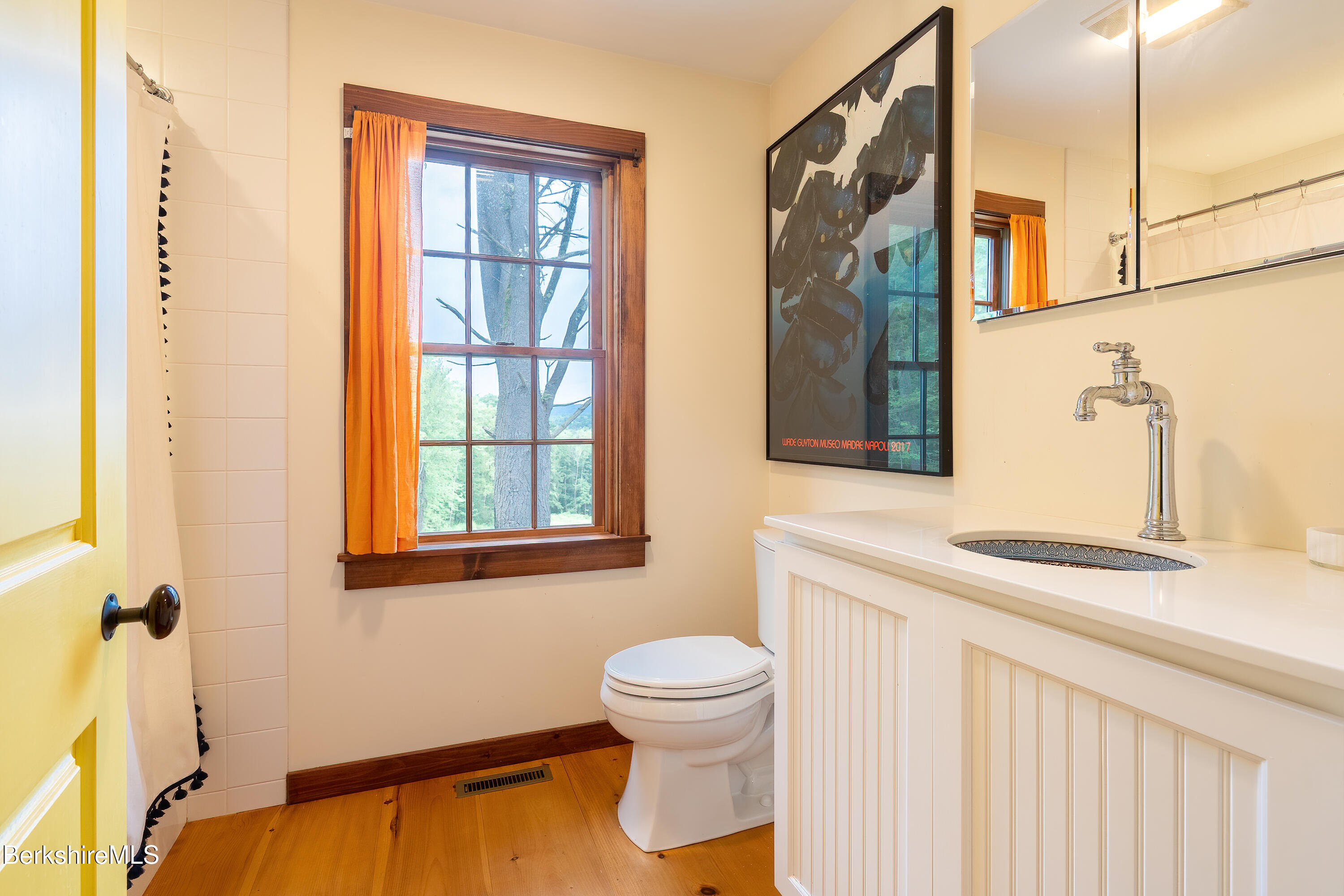 18 South Beech Plain Road Sandisfield, MA 01255 - Photo 25 of 32 a bathroom with a sink and a mirror