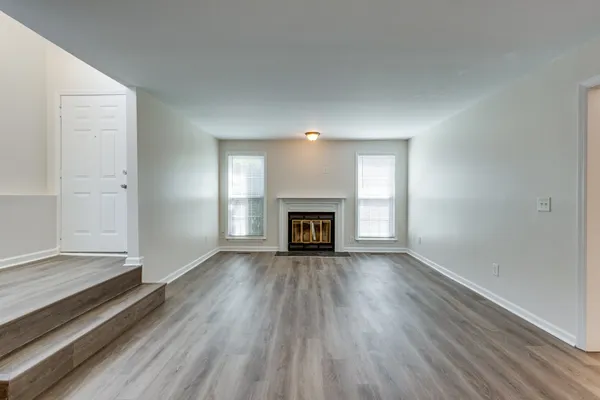 wooden floor in an empty room