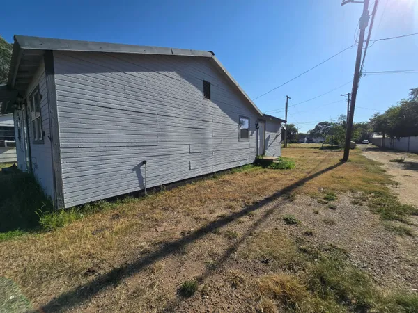 a backyard of a house