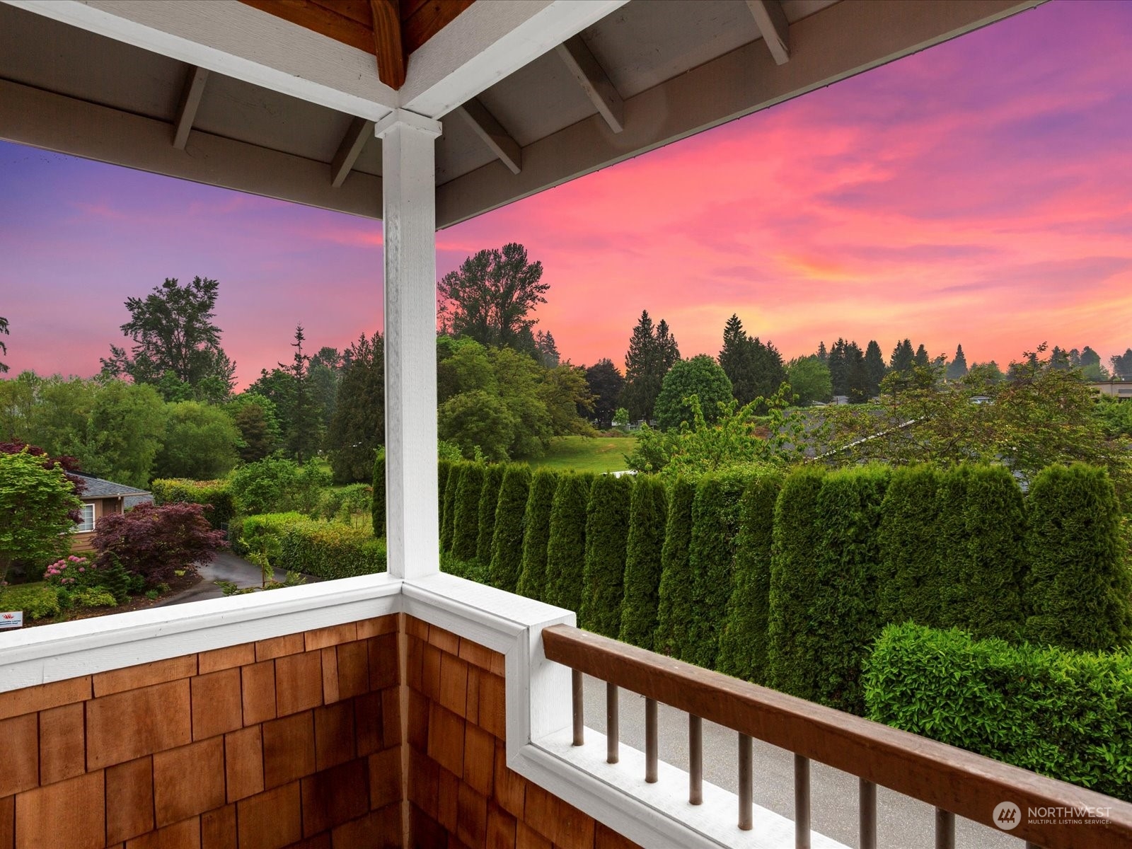 816 13th Street Snohomish, WA 98290 - Photo 22 of 34 a view of balcony with two chairs and a table