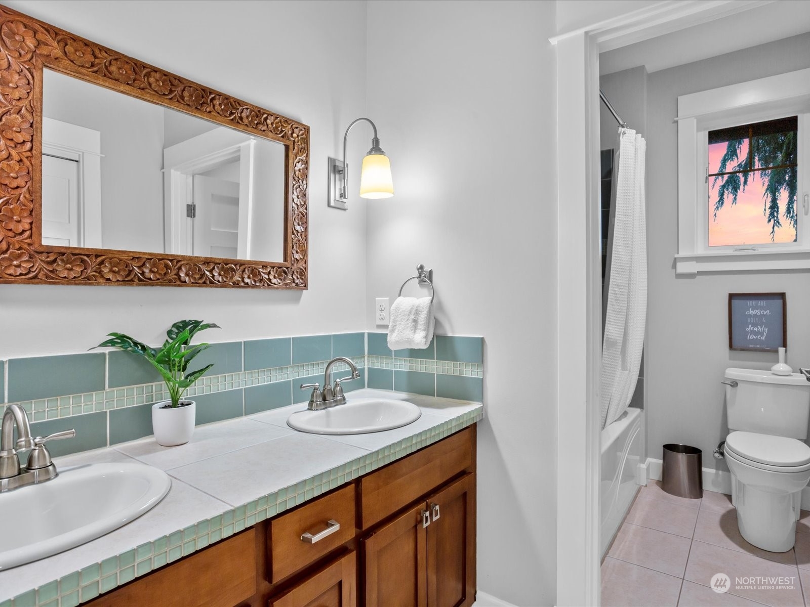 816 13th Street Snohomish, WA 98290 - Photo 28 of 34 a bathroom with a sink double vanity and a toilet