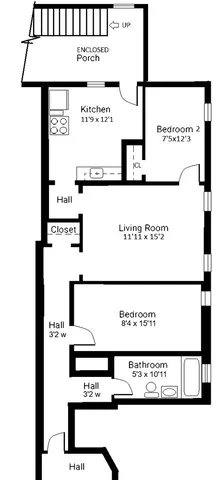 $1,300 | 6529 South Kimbark Avenue, Unit 3R, Chicago, IL 60637