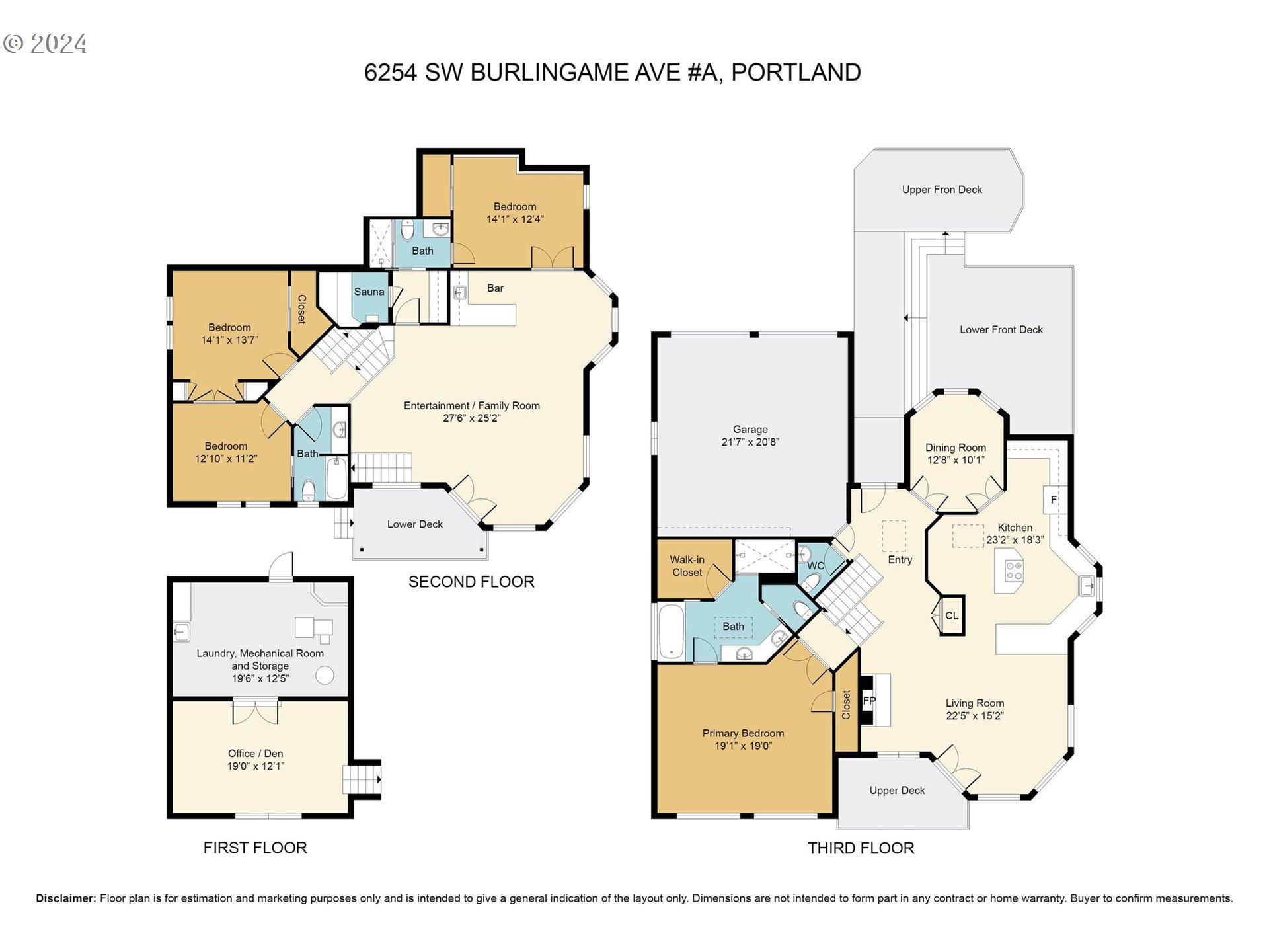 6254 Southwest Burlingame Avenue, Unit A Portland, OR 97239 - Photo 2 of 44