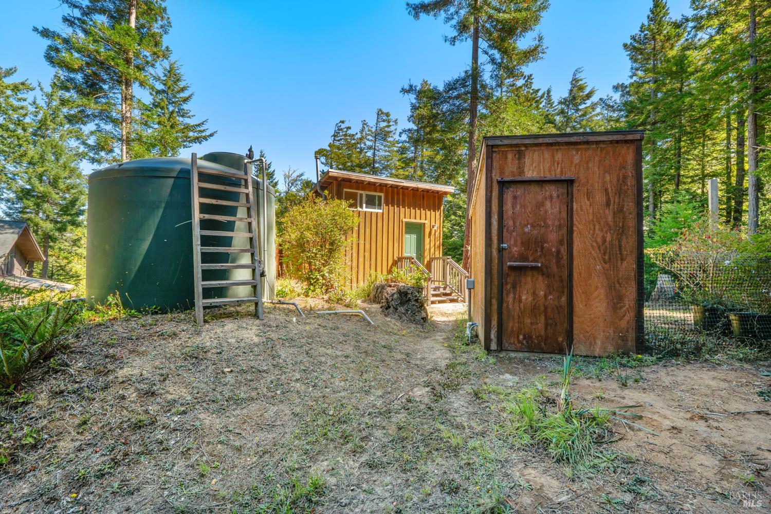 40201 Garcia River Road Point Arena, CA 95468 - Photo 28 of 35 Water tank & well pump house