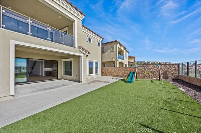 an aerial view of house with outdoor space