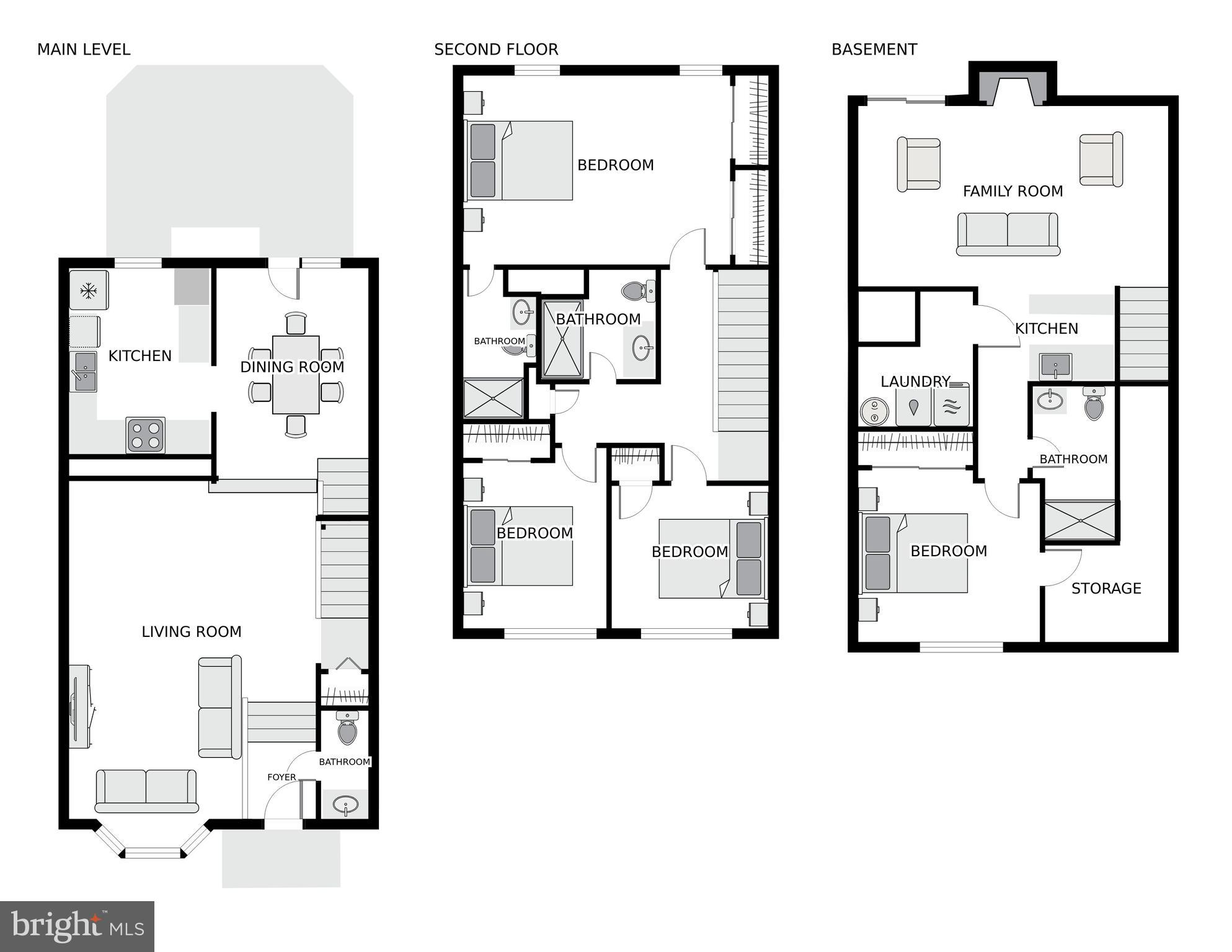 13417 Elevation Lane Herndon, VA 20171 - Photo 30 of 30 a picture of a floor plan