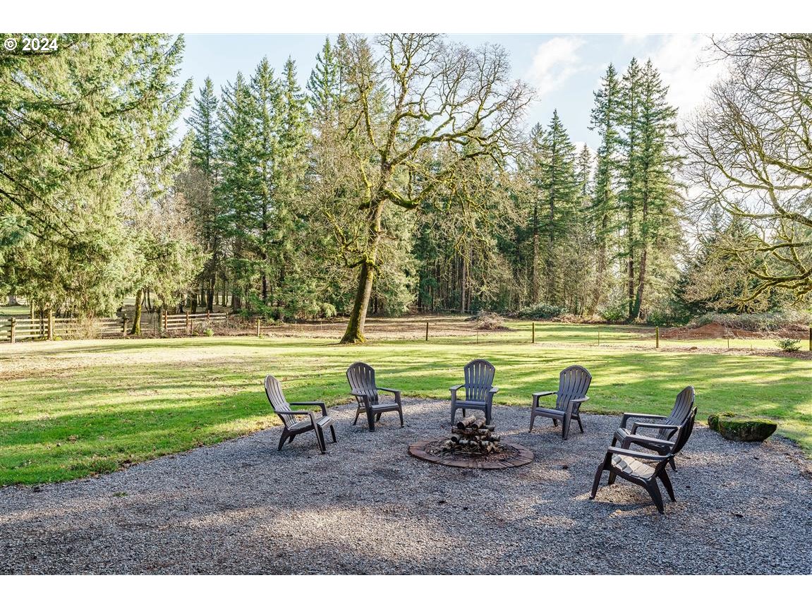 27015 Northeast Hathaway Road Camas, WA 98607 - Photo 42 of 48 a view of a swimming pool with a yard and sitting area