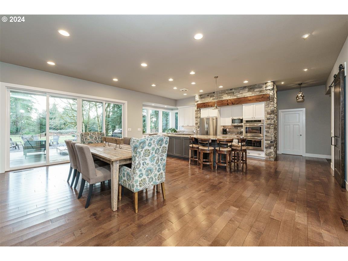 27015 Northeast Hathaway Road Camas, WA 98607 - Photo 8 of 48 a dining room with furniture and wooden floor