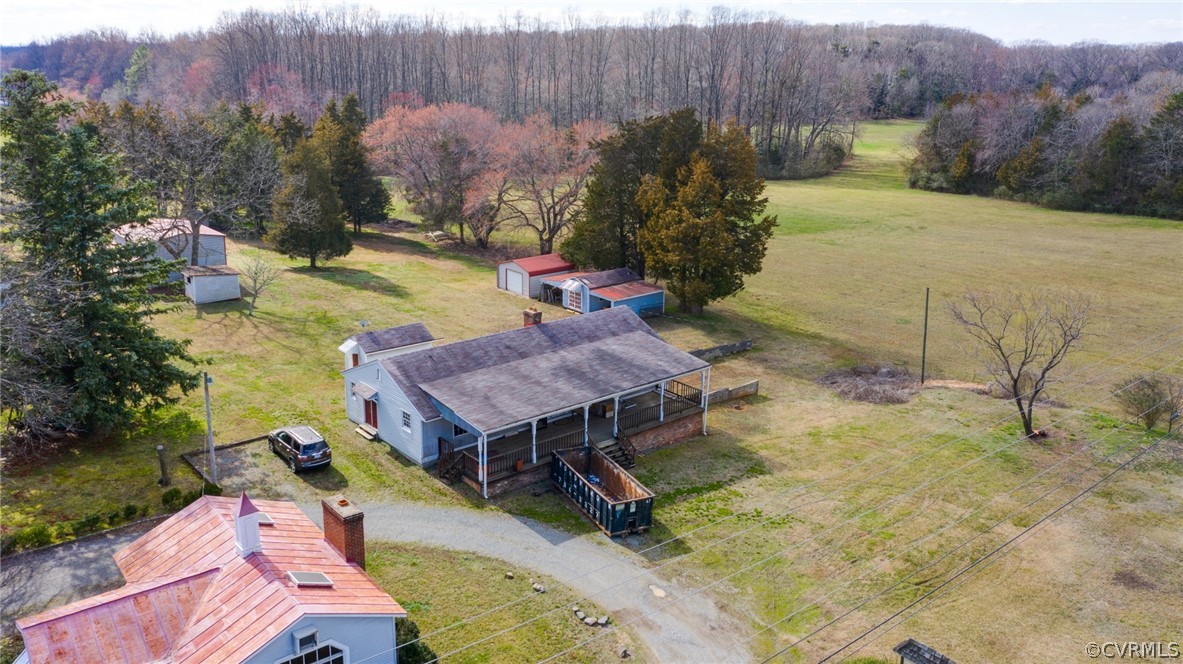 1037 Broad St Road Manakin-Sabot, VA 23103 - Photo 24 of 50 a aerial view of a house with table and chairs
