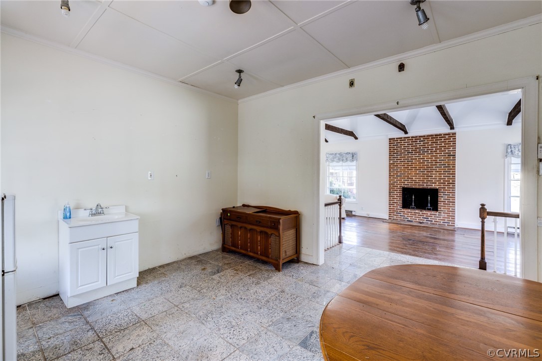 1037 Broad St Road Manakin-Sabot, VA 23103 - Photo 33 of 50 a spacious bedroom with a bed and a couch