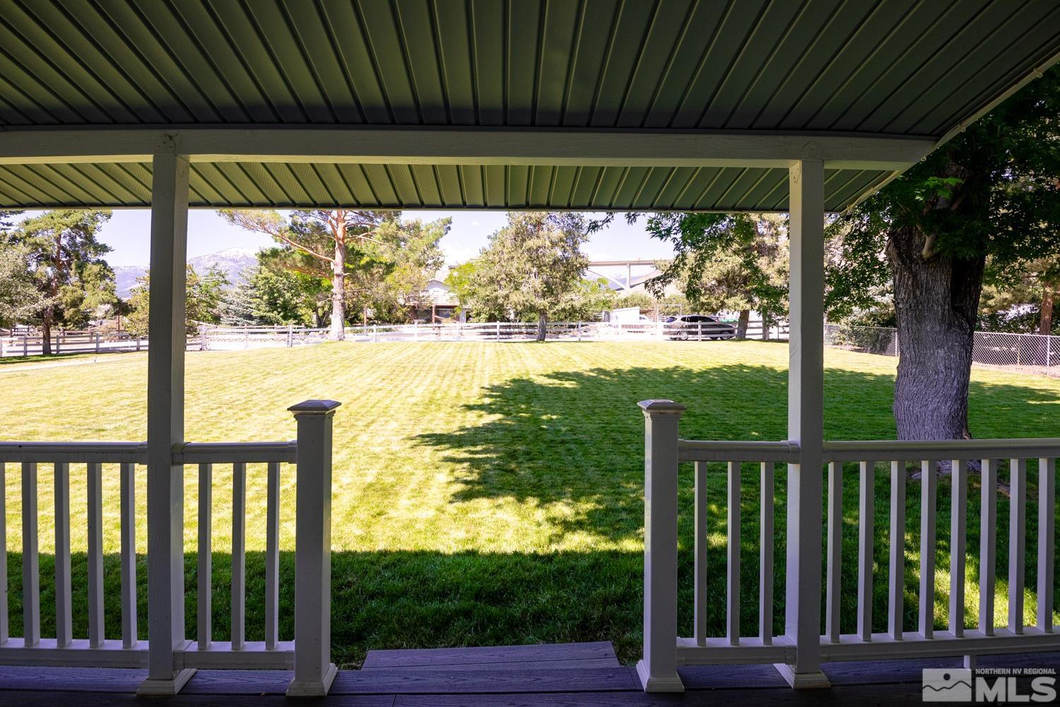 270 Kitts Way Reno, NV 89521 - Photo 10 of 16 a view of backyard with green space