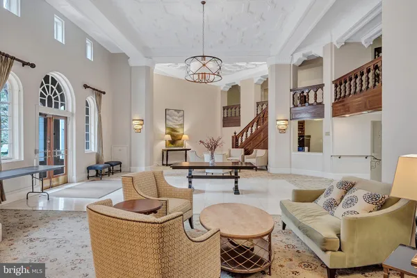 a view of a building with a street