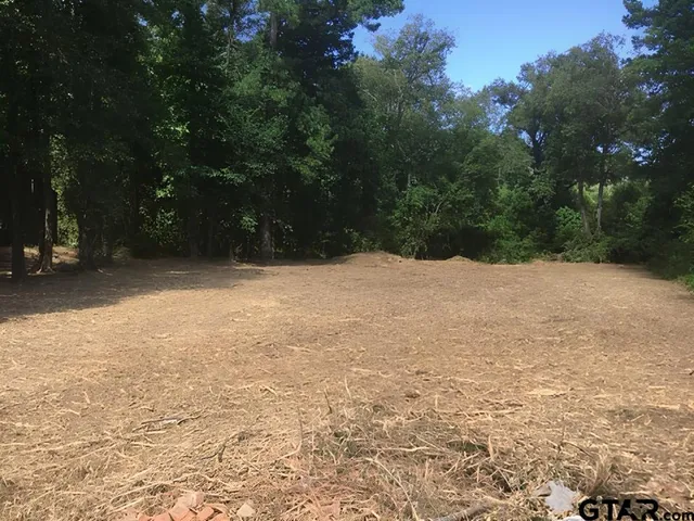 a view of road with trees