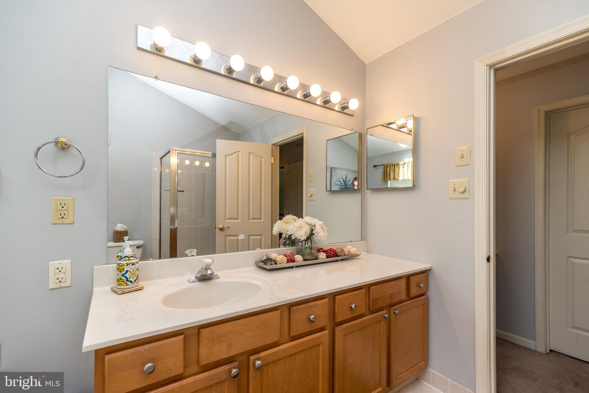 329 Manor Road Harleysville, PA 19438 - Photo 25 of 39 a bathroom with a sink and a mirror