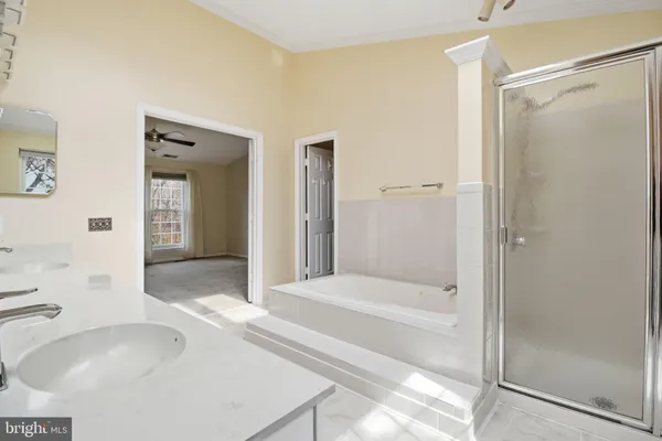 a view of closet area