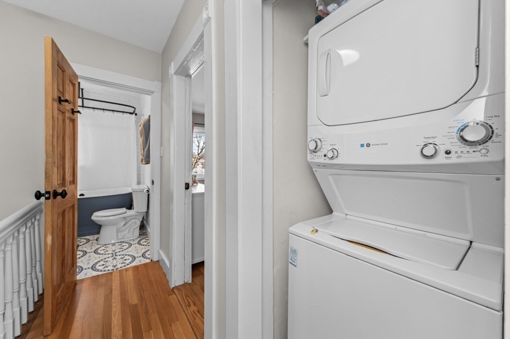 171 Coleridge Street Boston, MA 02128 - Photo 24 of 30 a view of bathroom with washer and dryer