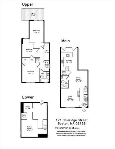 $949,000 | 171 Coleridge Street, Boston, MA 02128