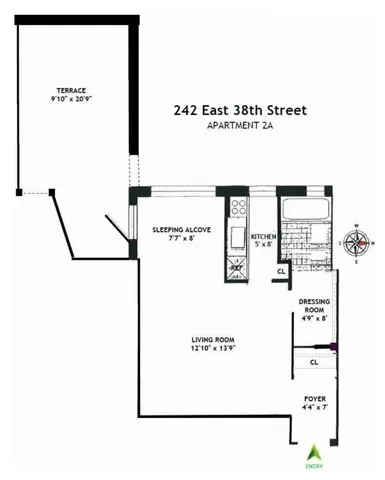 $479,000 | 242 East 38th Street, Unit 2A | Murray Hill