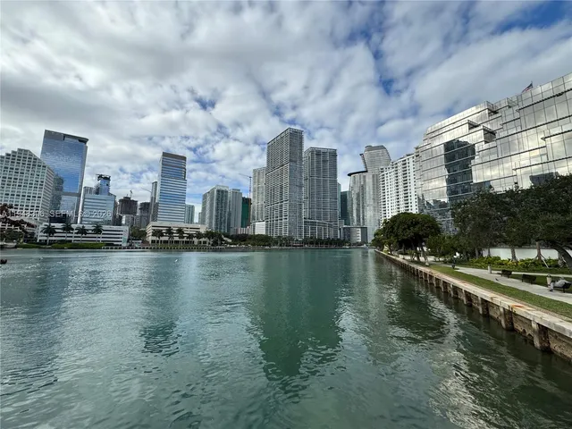 a view of a city with tall buildings