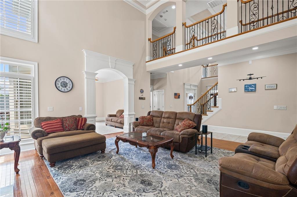 5053 Chapel Crossing Road Douglasville, GA 30135 - Photo 16 of 94 a living room with furniture and a large window