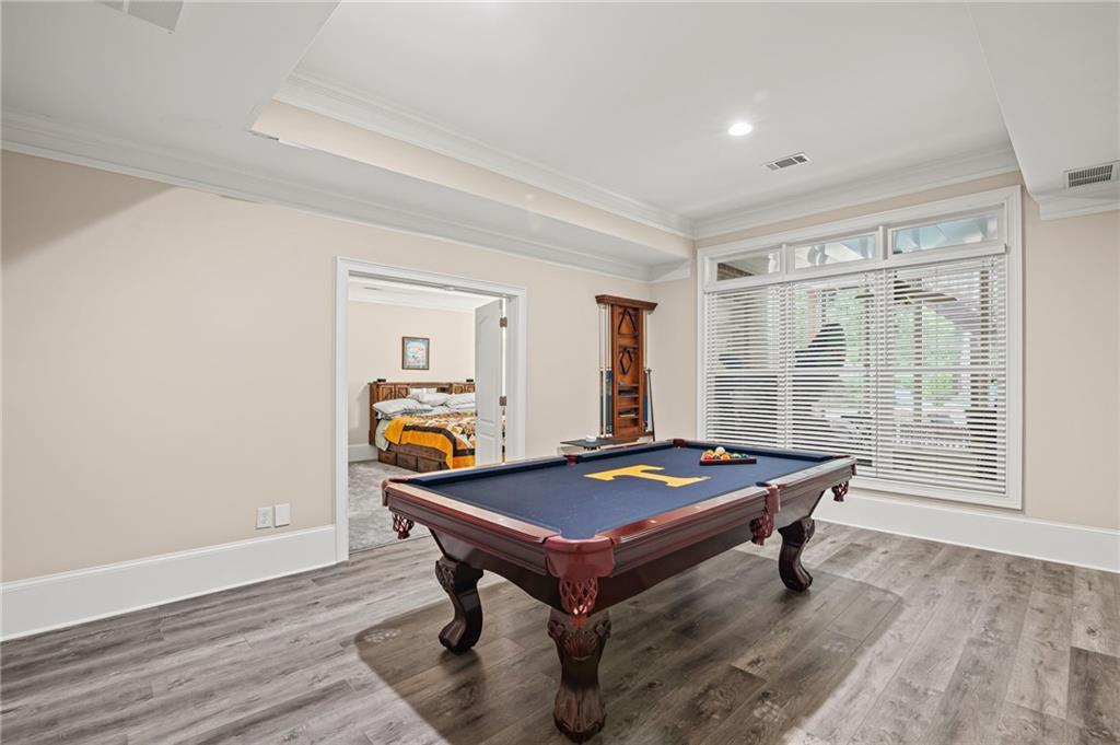 5053 Chapel Crossing Road Douglasville, GA 30135 - Photo 58 of 94 a room with furniture pool table and windows