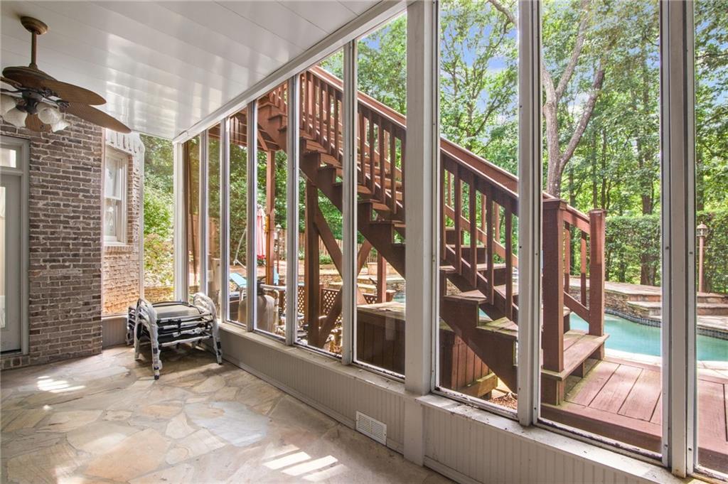 5053 Chapel Crossing Road Douglasville, GA 30135 - Photo 68 of 94 a view of living room with balcony and furniture