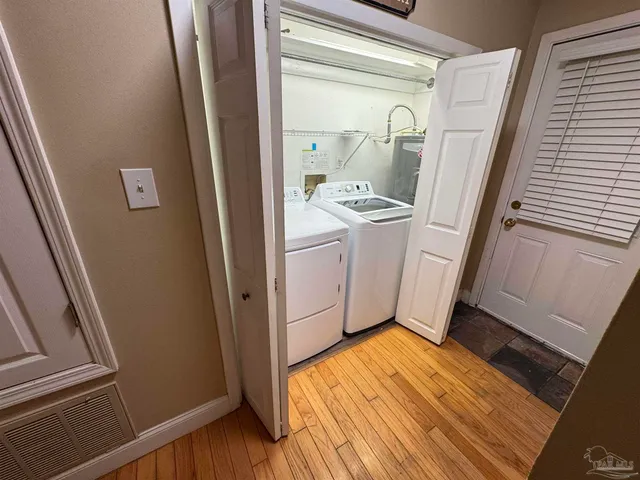 wooden floor in an empty room
