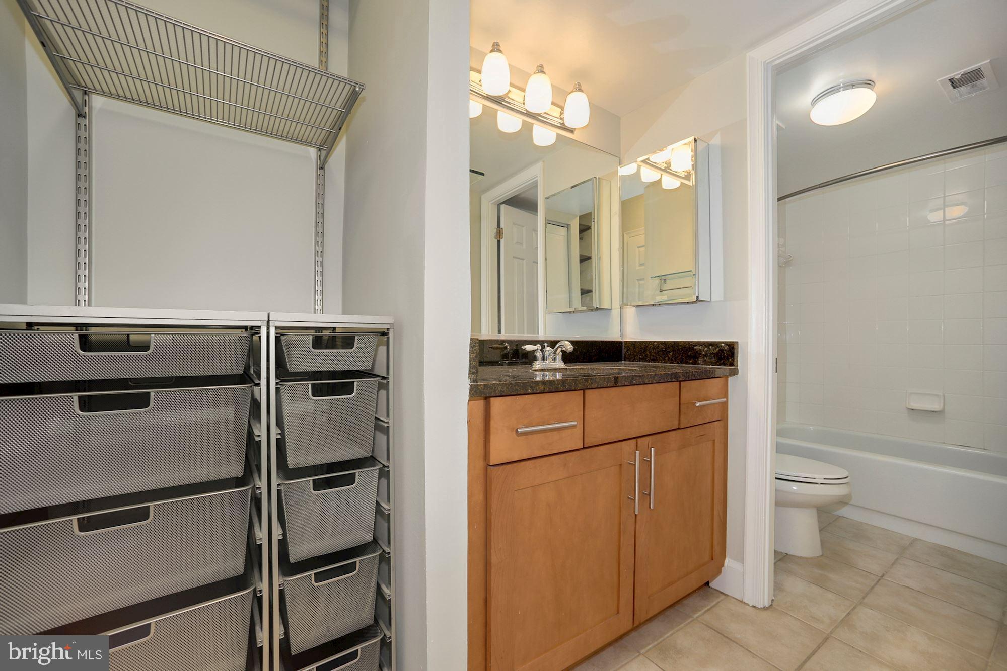 3611 38th Street Northwest, Unit 403 Washington, DC 20016 - Photo 7 of 20 Stylish storage in Restroom