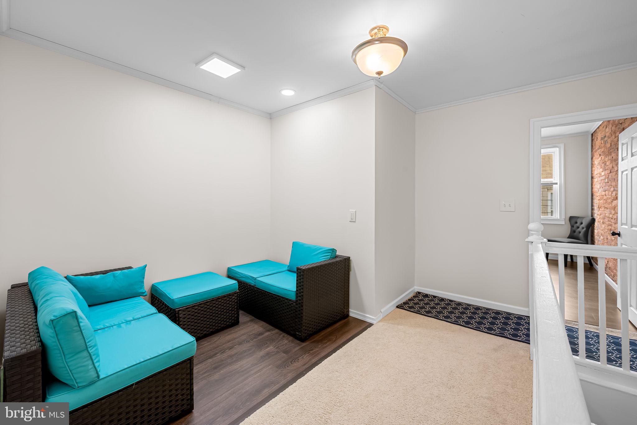 417 South Madeira Street Baltimore, MD 21231 - Photo 23 of 33 a living room with furniture and a rug