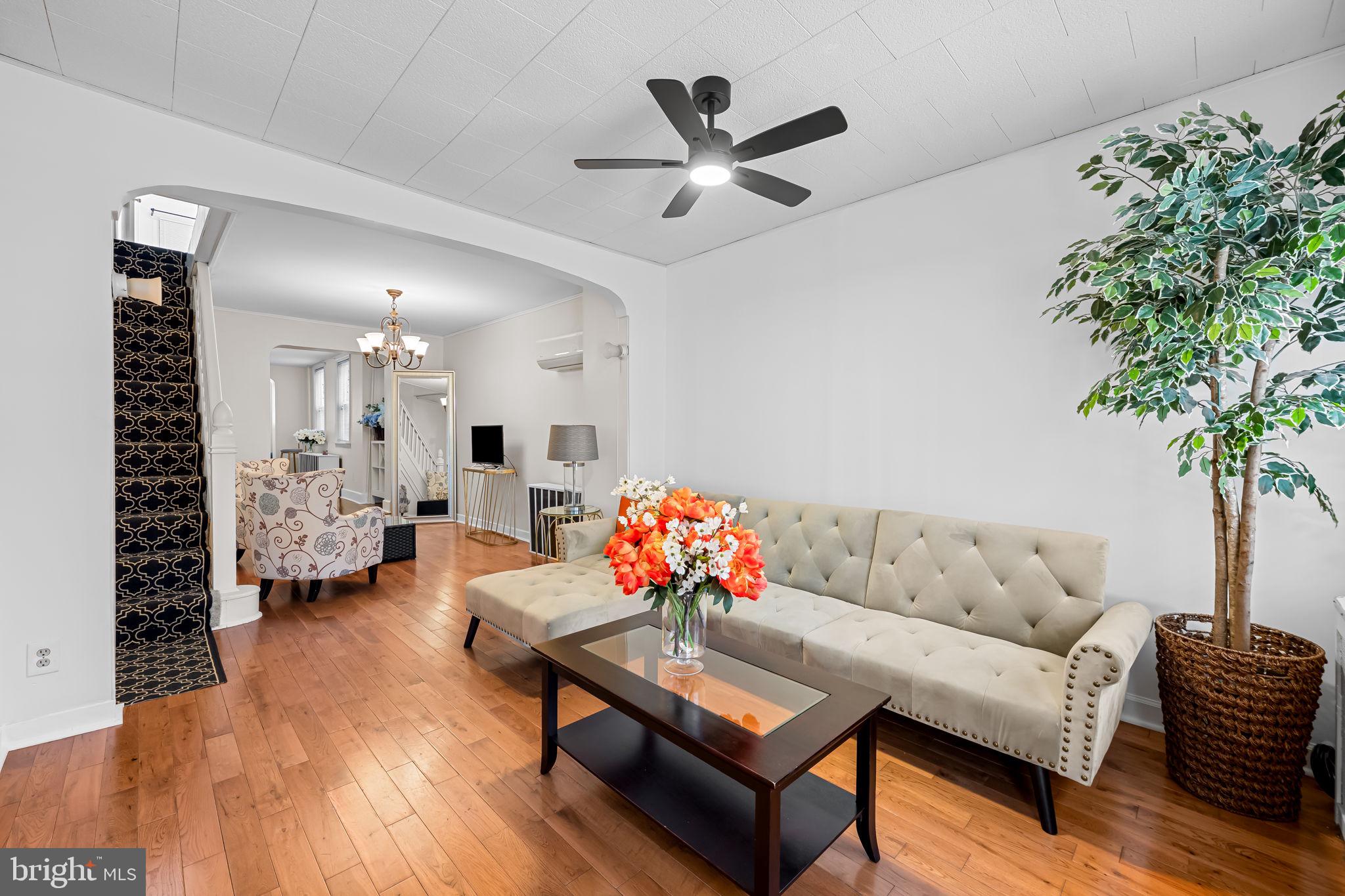 417 South Madeira Street Baltimore, MD 21231 - Photo 9 of 33 a living room with furniture flower pot and a potted plant