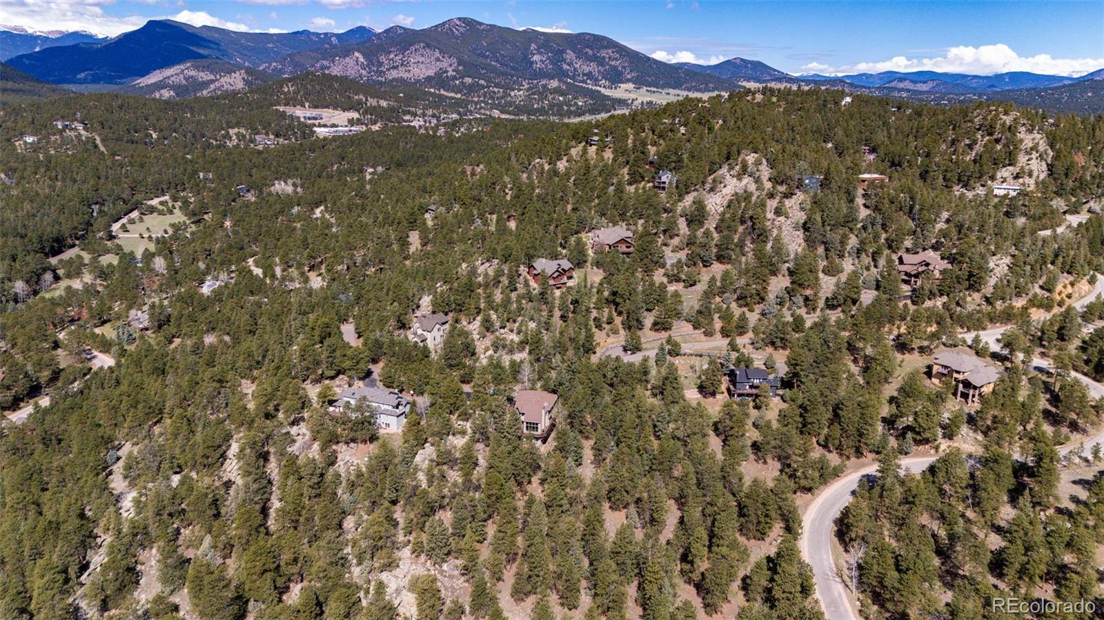 4094 Alpine Drive Evergreen, CO 80439 - Photo 28 of 39 a view of city and mountain