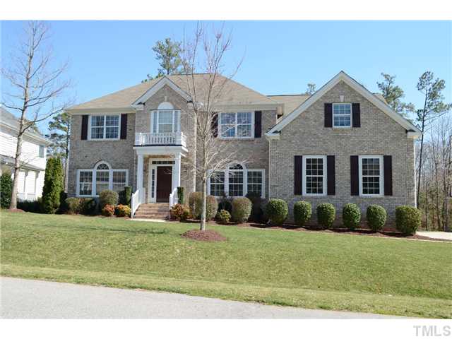 4457 Fairview Ridge Lane Apex, NC 27539 - Photo 24 of 25 Welcome to 4457 Fairview Ridge Lane, with 3 car garage, 3983 square feet, 4 bedrooms + bonus + 1st floor office and 1,232 square ft unfinished walk out basement. On 0.38 acres backing to acres of preserved natural area.