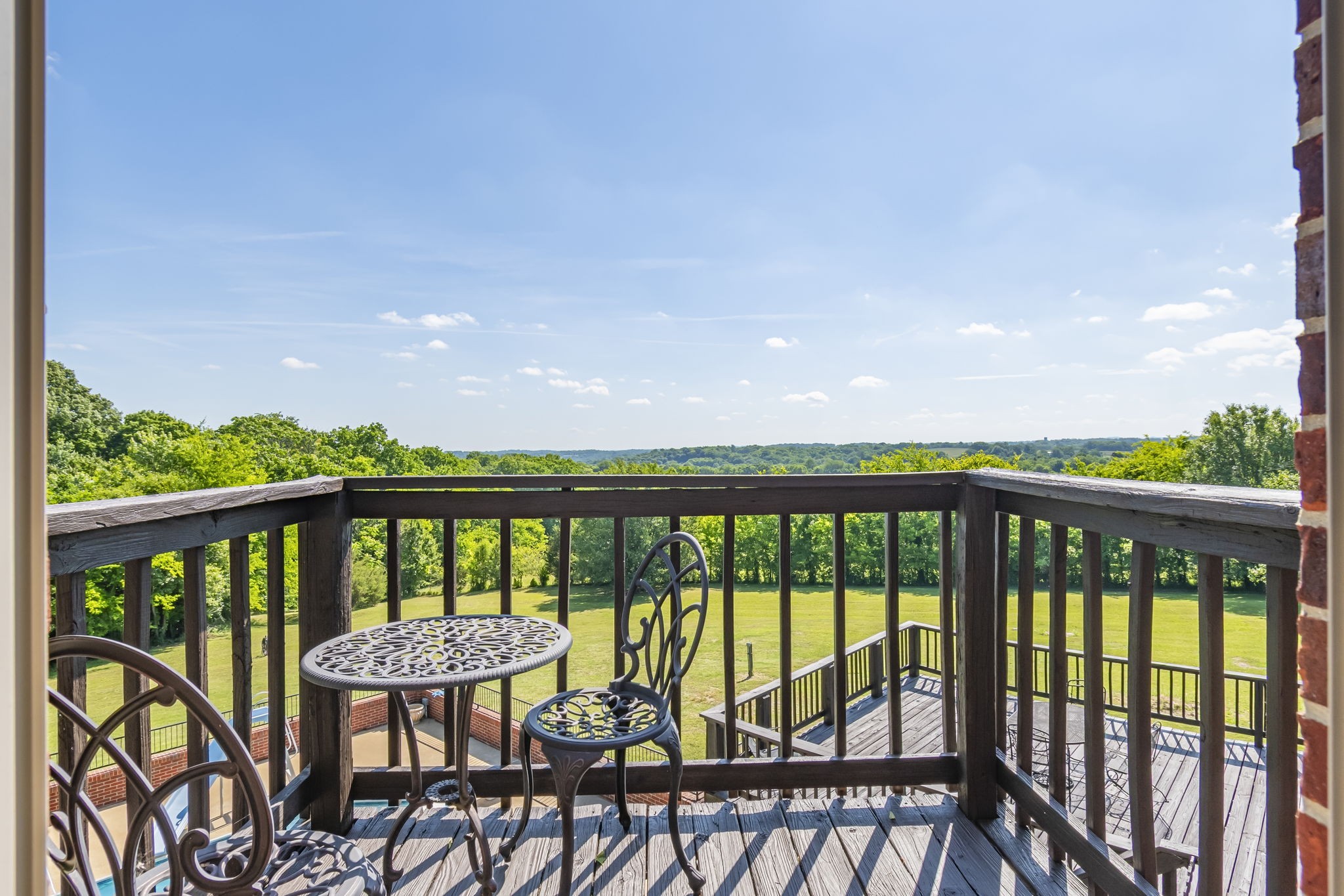 1979 Buck Daniels Road Culleoka, TN 38451 - Photo 36 of 61 a view of a balcony with chairs