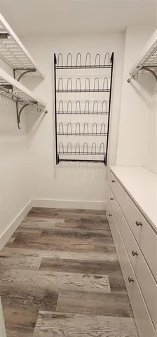 wooden floor in an empty room