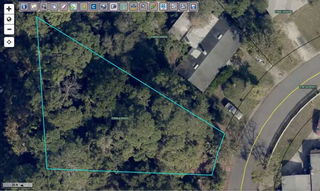 an aerial view of house with outdoor space