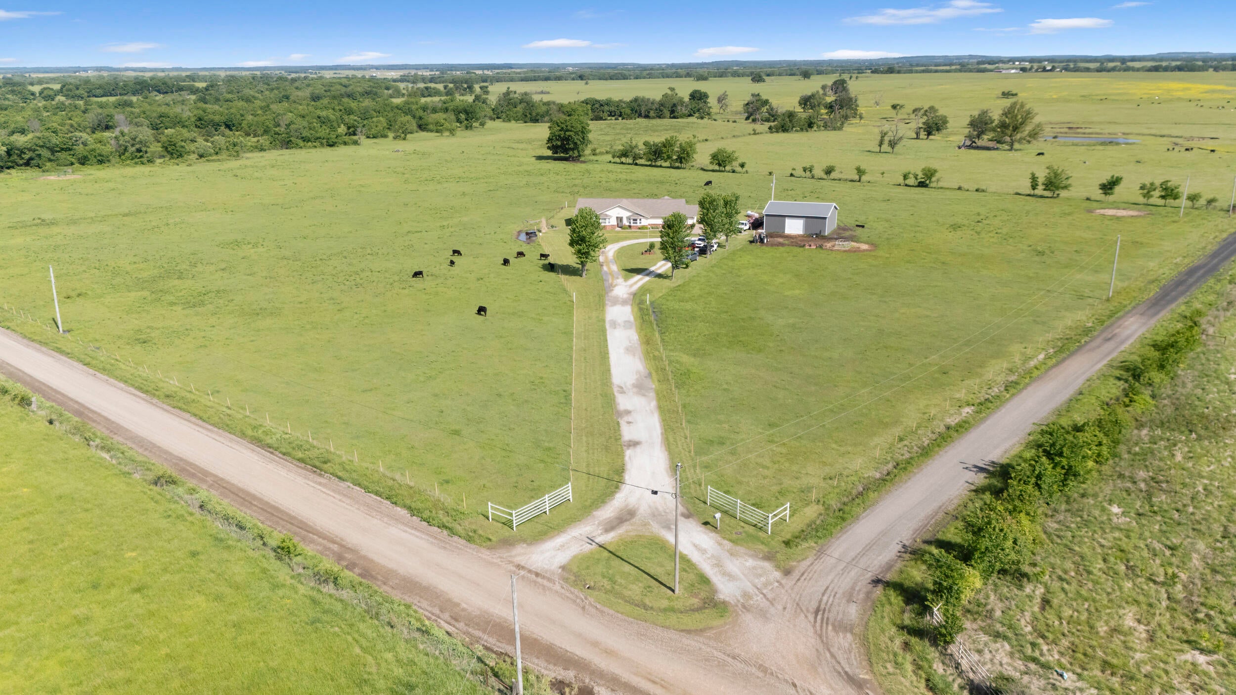439990 East 180 Road Bluejacket, OK 74333 - Photo 43 of 46 Drone view