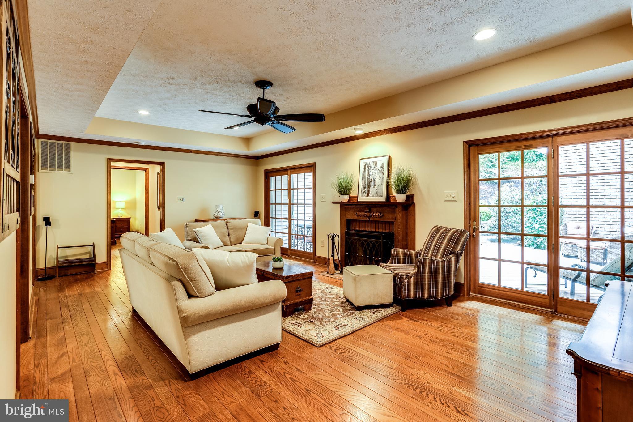 12605 Knoll Road Mount Airy, MD 21771 - Photo 23 of 58 Large family room with wood burning fireplace