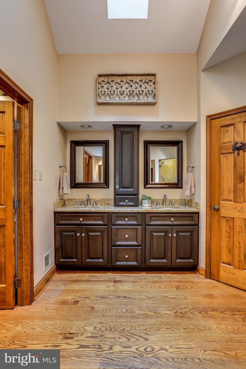 12605 Knoll Road Mount Airy, MD 21771 - Photo 31 of 58 Double vanity with skylight above