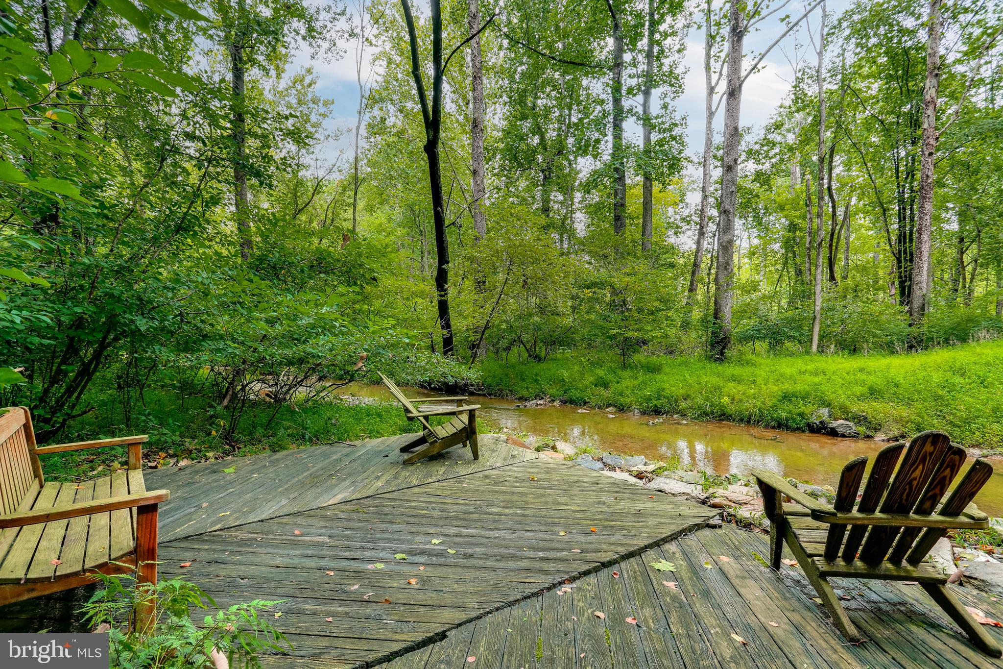 12605 Knoll Road Mount Airy, MD 21771 - Photo 58 of 58 Private deck to relax by the stream