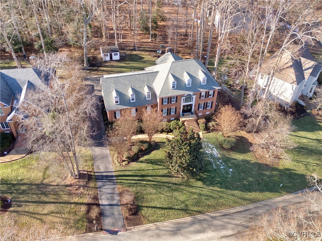 5304 Clipper Cove Road Midlothian, VA 23112 - Photo 48 of 50 a aerial view of a house with a yard