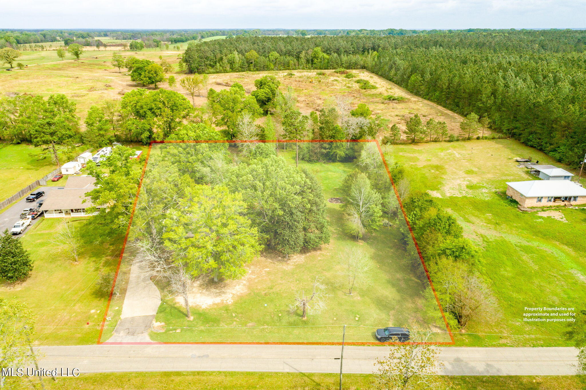 258 T Smith Road Hattiesburg, MS 39401 - Photo 4 of 41 Aerial View